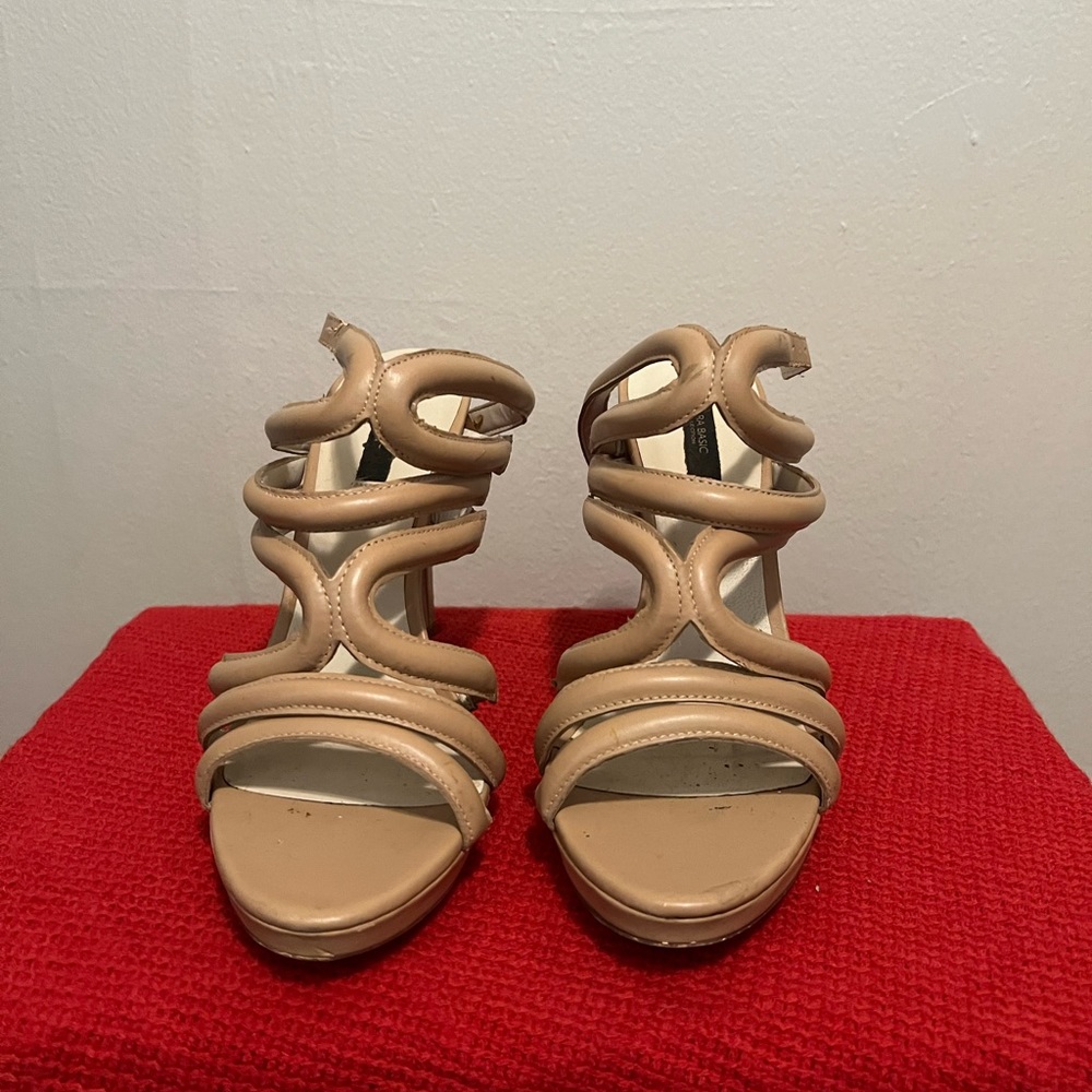 Strappy Nude Zara heels